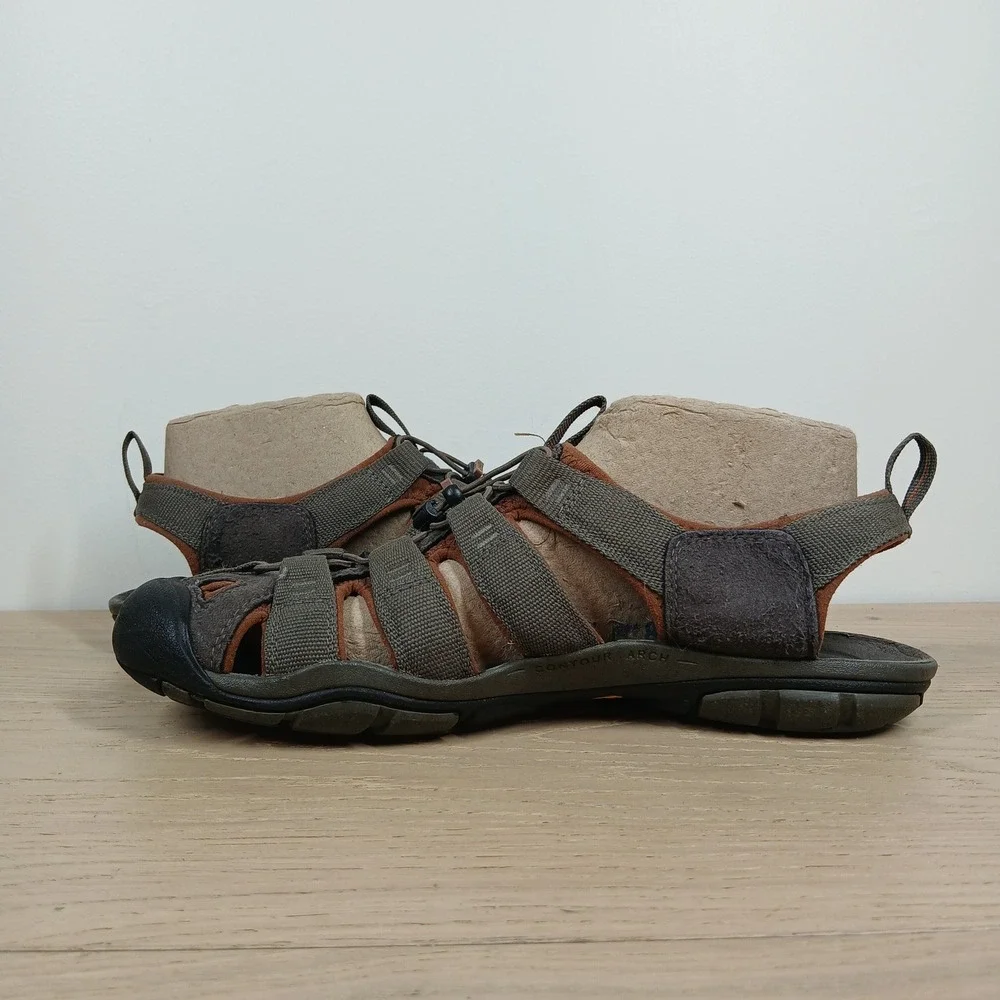 Keen Newport H2 Sandals Mens 11.5 Brown Leather Water Outdoor Gorpcore